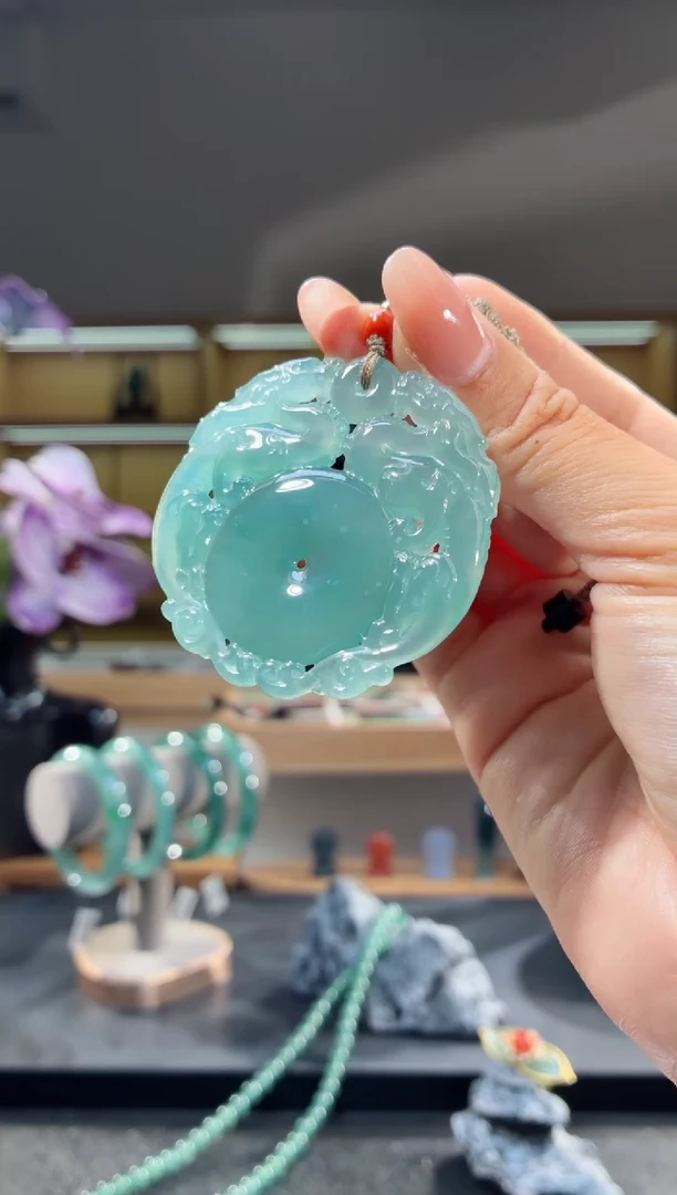 吊坠(不含链)未镶嵌翡翠仿古扣（多样性发其一）