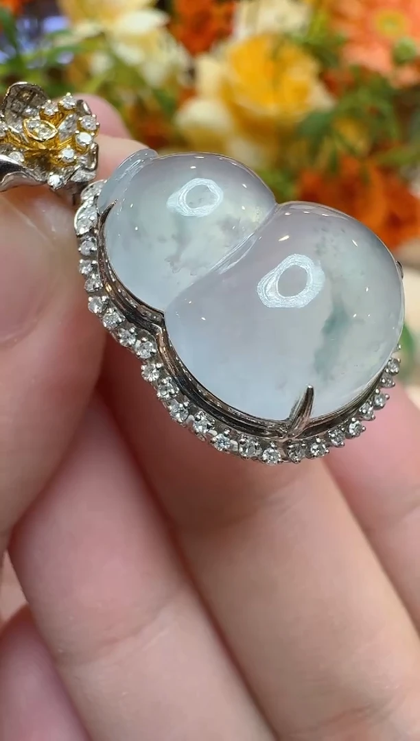 【闪购商品】翡翠吊坠(不含链)18K金镶嵌多样性团购发一件