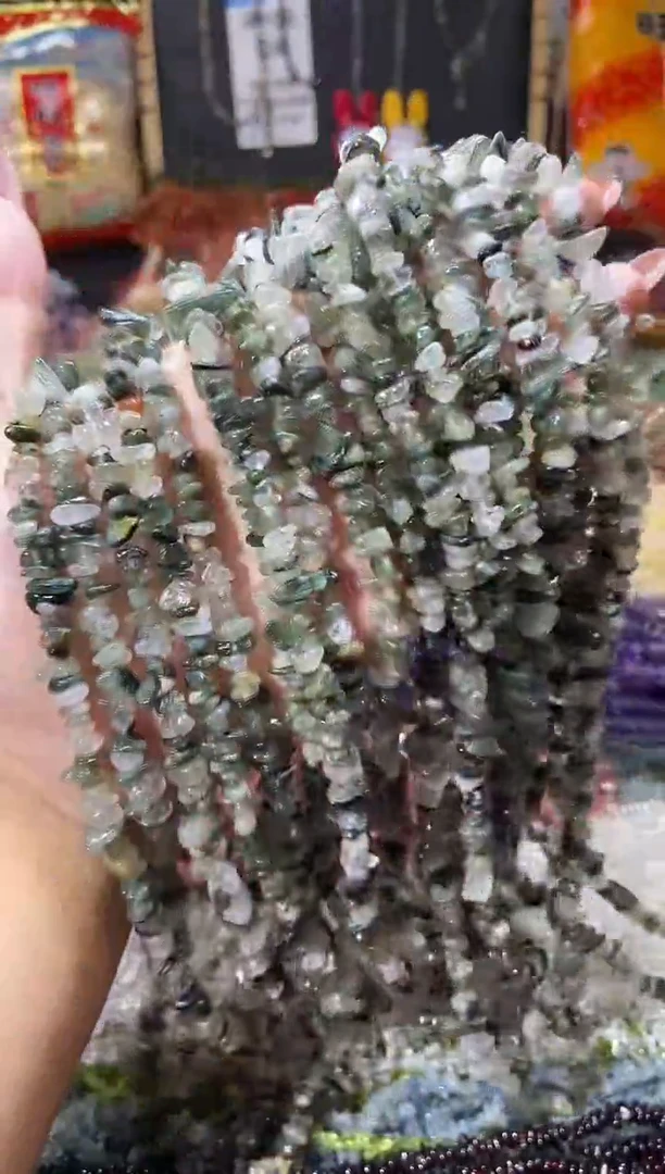 【闪购商品】水晶珠宝半成品未镶嵌绿发晶