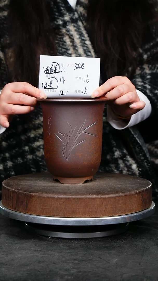 紫砂花盆3228颜色不挑