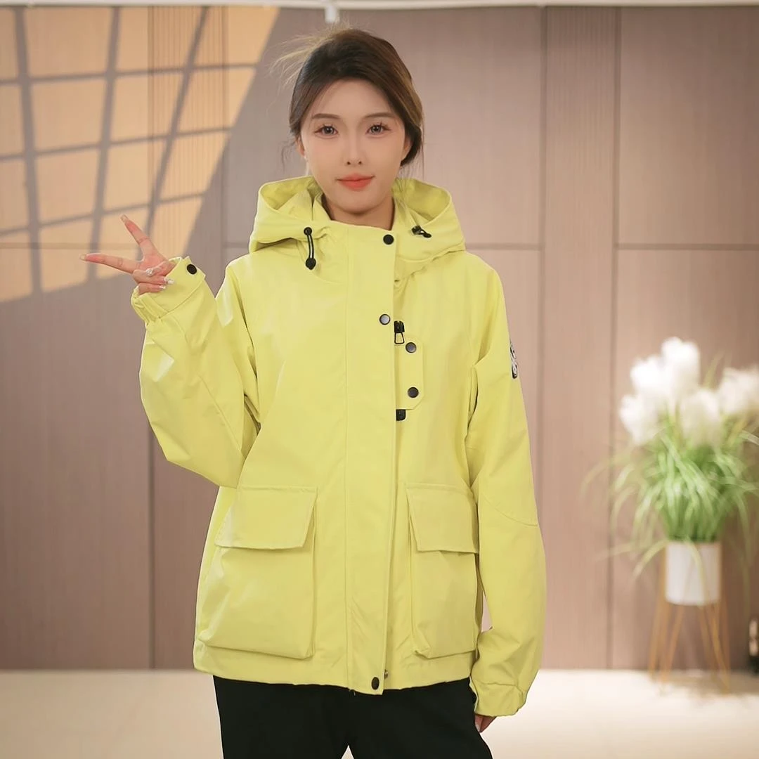 027韩版工装短款连帽2025上衣春季ins新款风衣宽松外套休闲