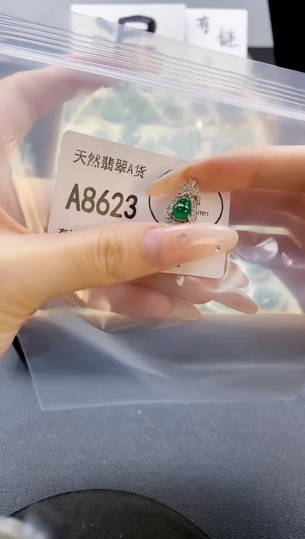 吊坠(赠链)未镶嵌翡翠天然翡翠A货