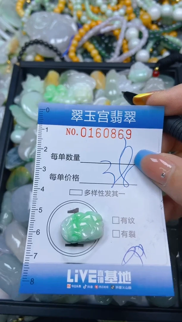 翡翠未镶嵌颈饰闪购0160869