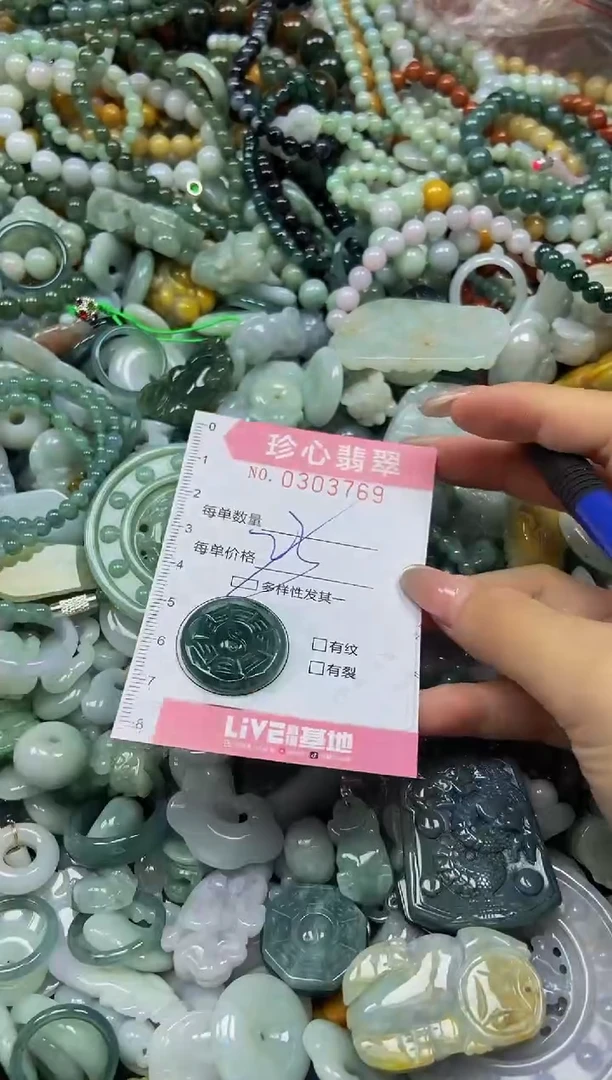 翡翠未镶嵌颈饰闪购0303769多样性发其一