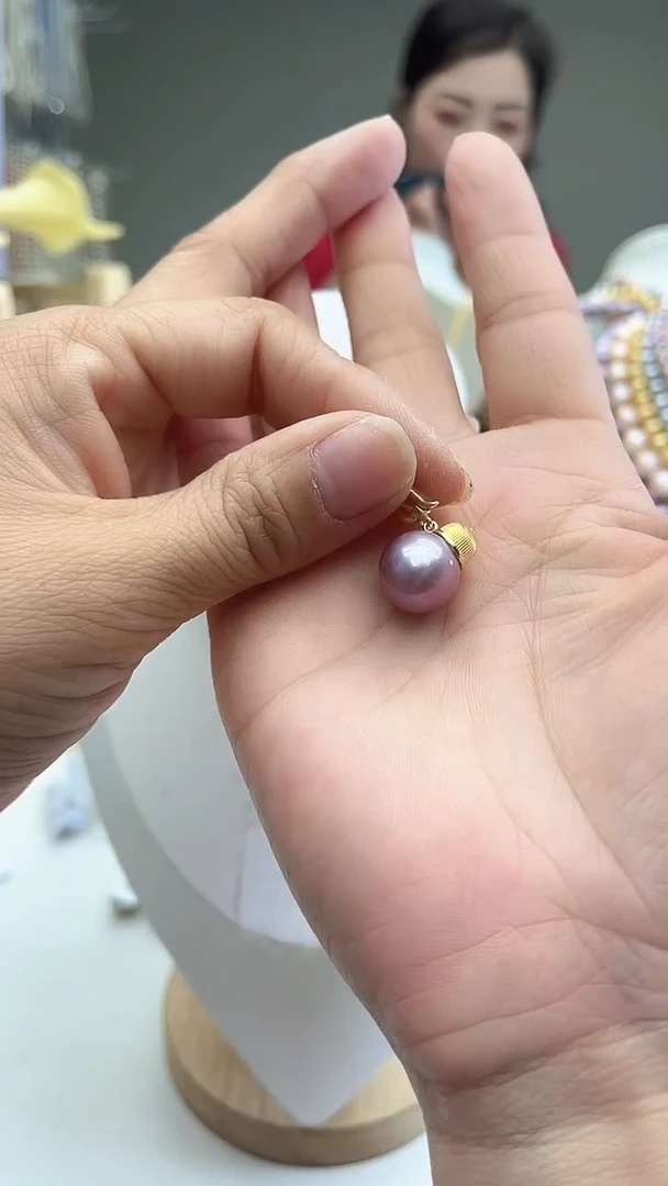 未镶嵌吊坠淡水珍珠紫色系葫芦