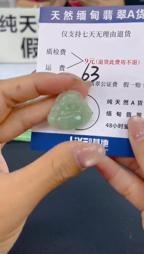 颈饰未镶嵌翡翠微瑕 有纹