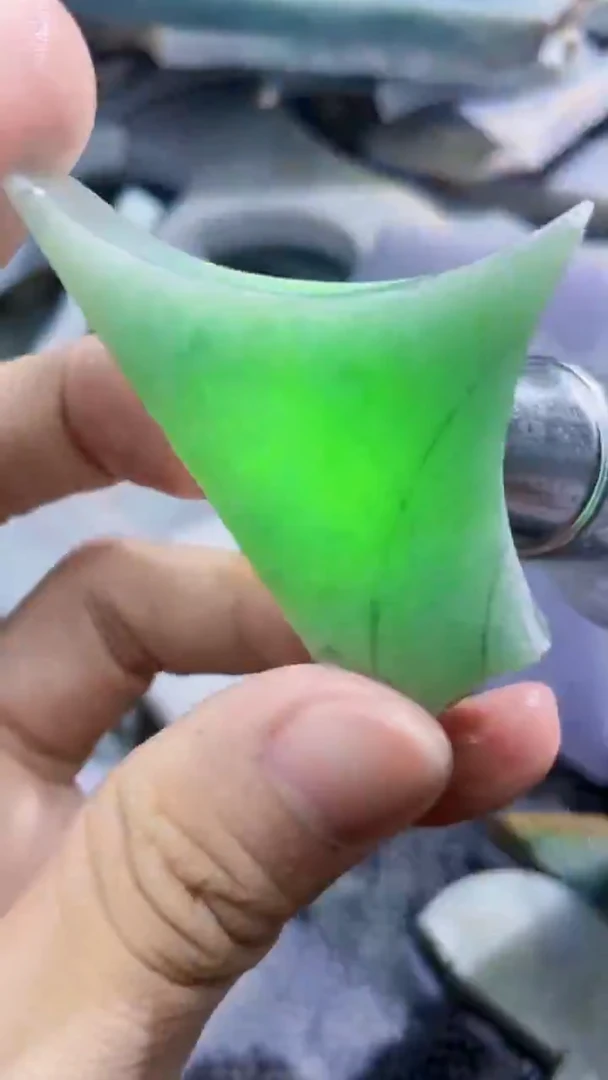裸石翡翠天然A货翡翠板料