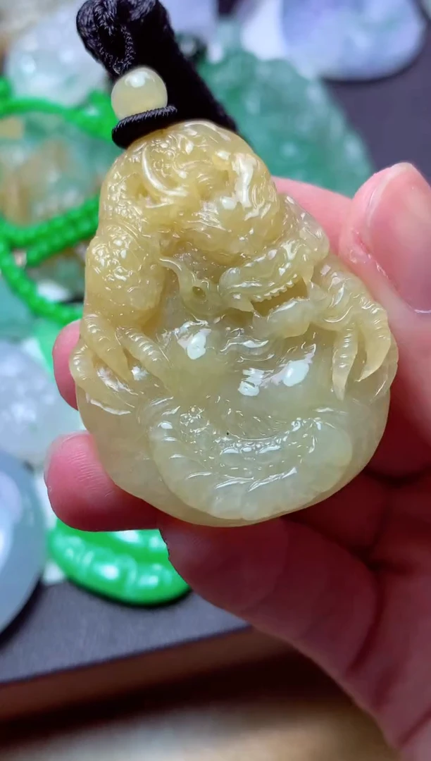 翡翠未镶嵌颈饰天然翡翠