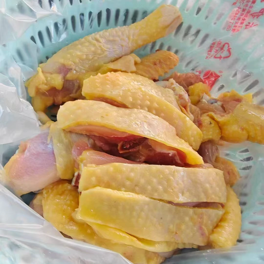 半只脆皮鸡+西兰苔（加2元得一斤西兰苔）