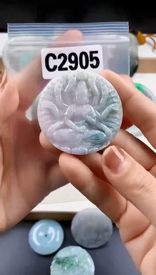 颈饰未镶嵌翡翠天然翡翠吊坠挂件