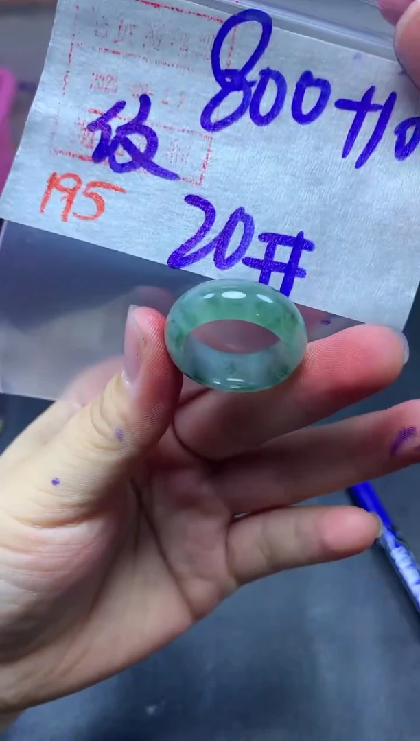 未镶嵌定制翡翠紫*兰戒圈20#810毛货需精细抛光