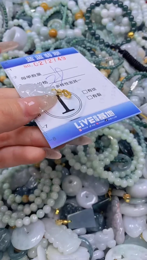 翡翠未镶嵌颈饰闪购0272749多样性发其一