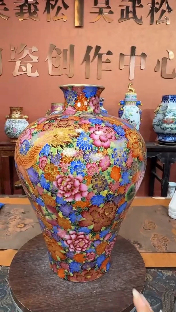 吴义松陶瓷联盟手绘陶瓷编码：