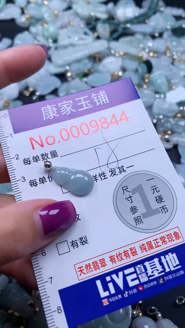 颈饰未镶嵌翡翠9844