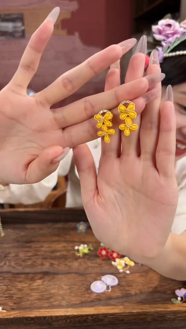 刺绣苏绣世家非遗手工（耳环）