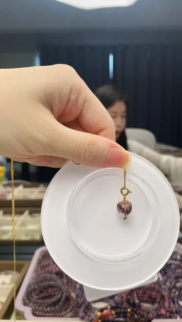 项链未镶嵌水晶超七金草莓设计款 多样性发一