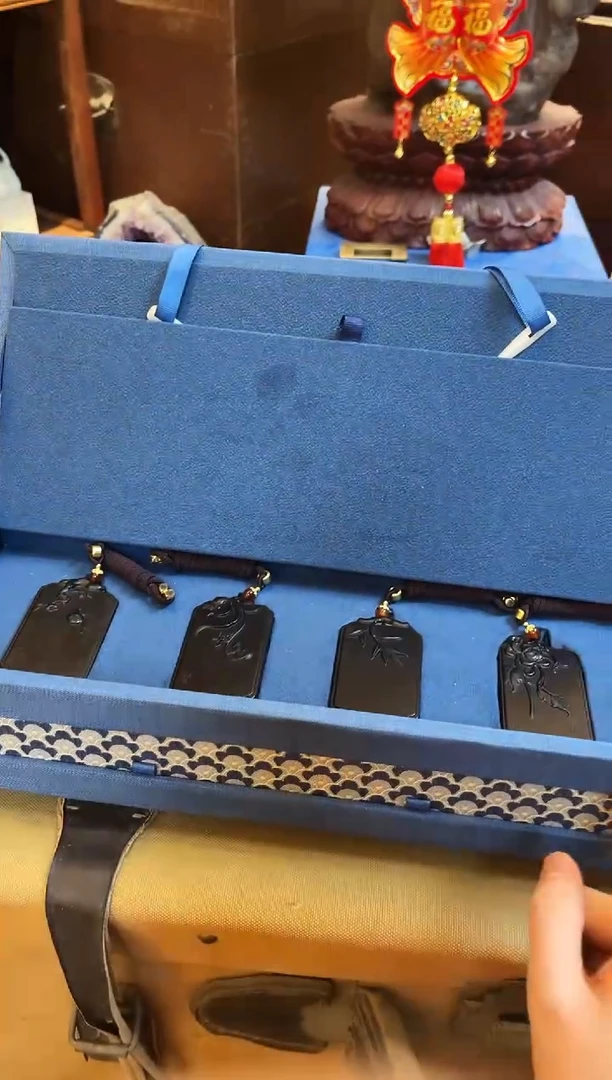 【闪购商品】和田玉玉牌未镶嵌和田玉梅兰竹菊