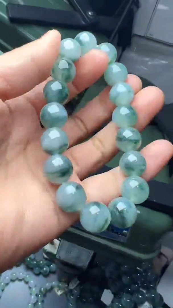 未镶嵌手串翡翠缅甸翡翠A货卡12.2左右