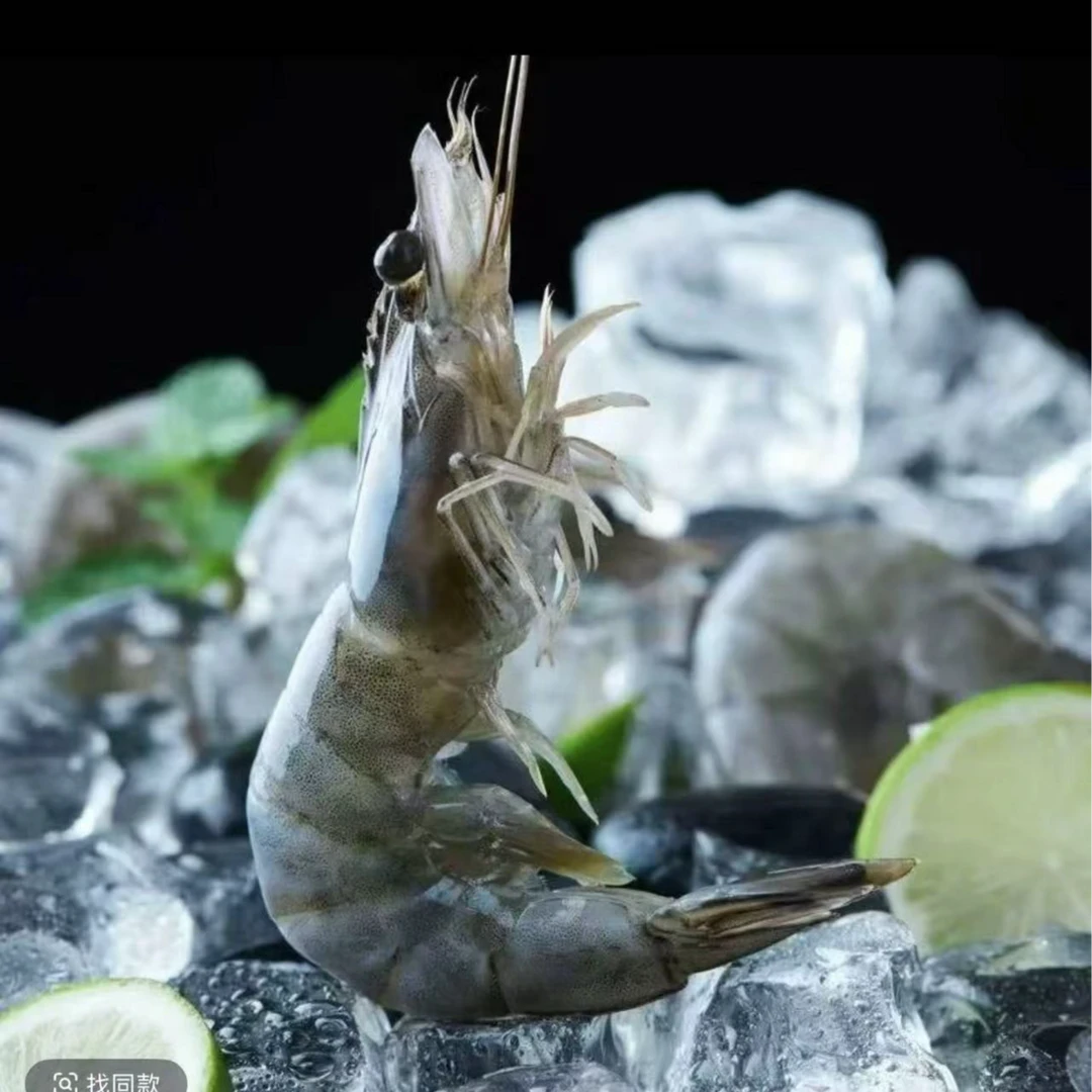 【海洋大虾】肉质鲜嫩大个头海水大虾单只16cm左右，一盒4斤40-50只海鲜-14号小楠