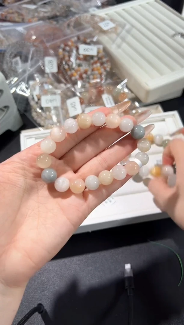 未镶嵌手串水晶46u多样性发其一【1条】默认微瑕11mm