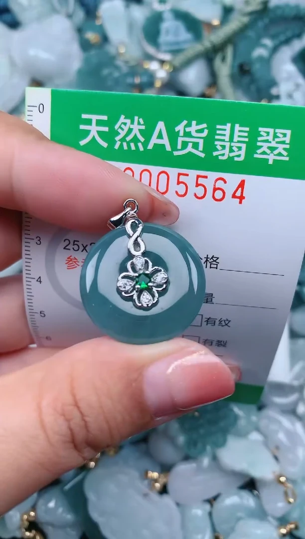 【闪购商品】翡翠未镶嵌颈饰.0005564