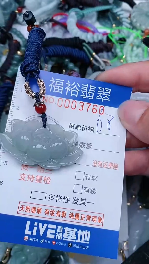 翡翠未镶嵌颈饰...0003760