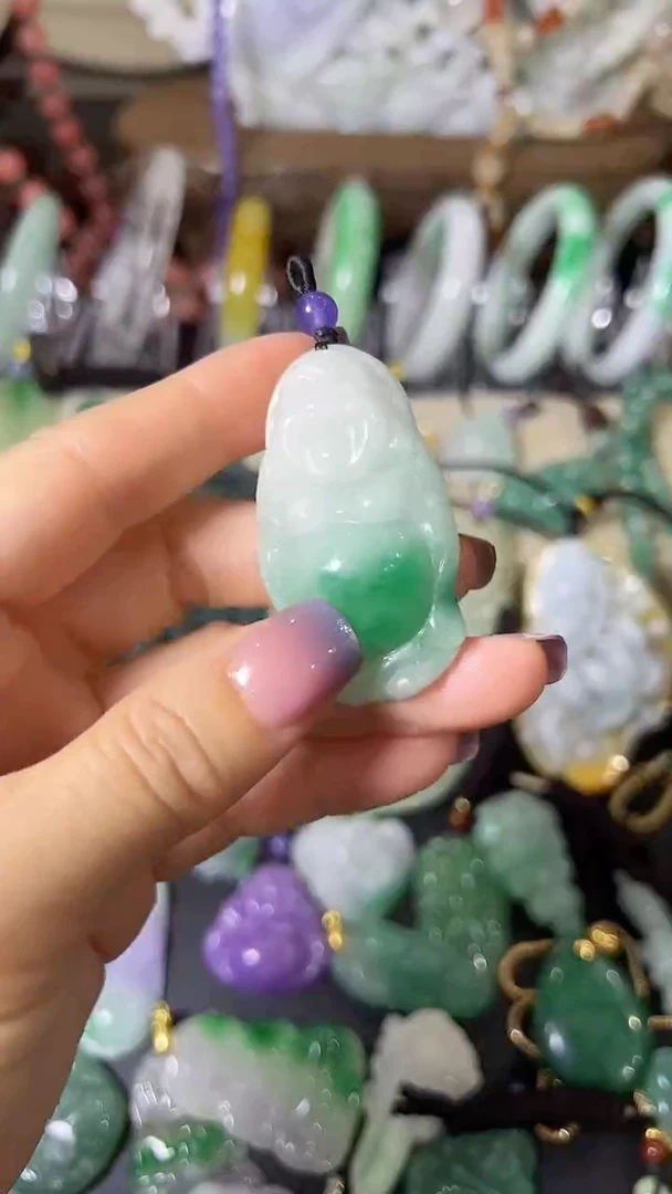 未镶嵌挂件翡翠佛公