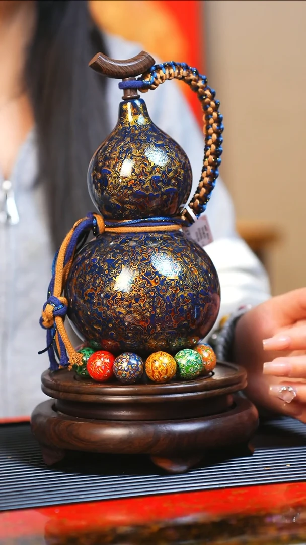 【闪购商品】JY055大师姐臻选非遗大漆酒葫芦