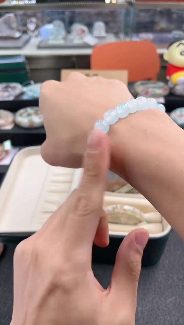 未镶嵌手镯石英质玉尘*丷圈口（赠品镯心）
