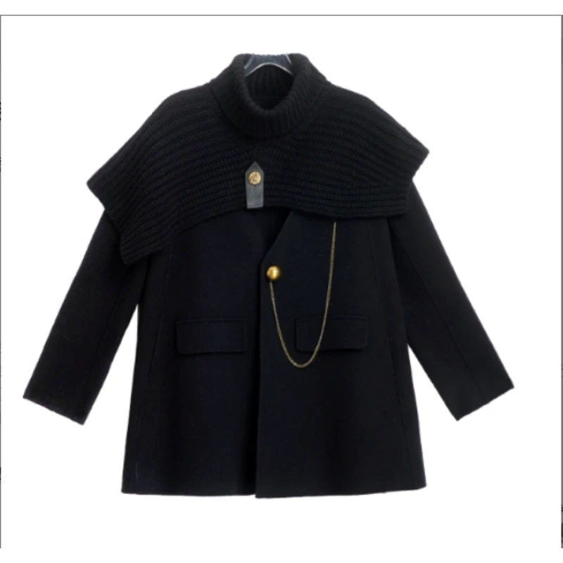 【张校长专属】2025时尚秋季纯色女式大衣 570170