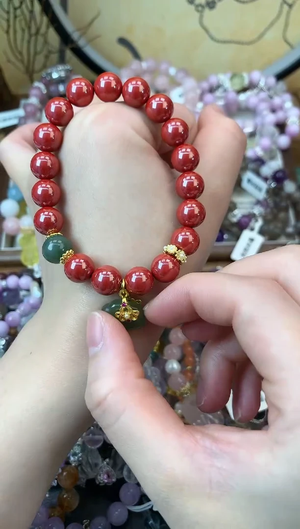 【闪购商品】玛瑙手饰未镶嵌127朱砂