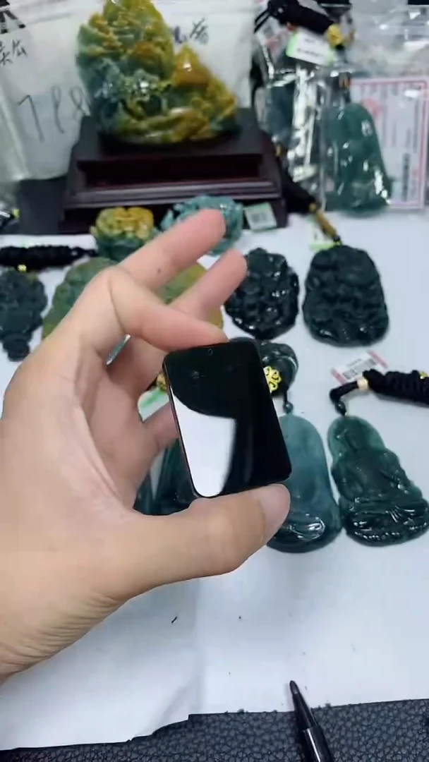 【闪购商品】和田玉（青玉）颈饰未镶嵌多样性一件随机发货 无事牌88