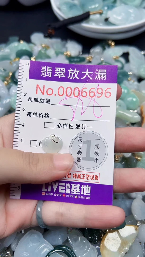 颈饰未镶嵌翡翠6696