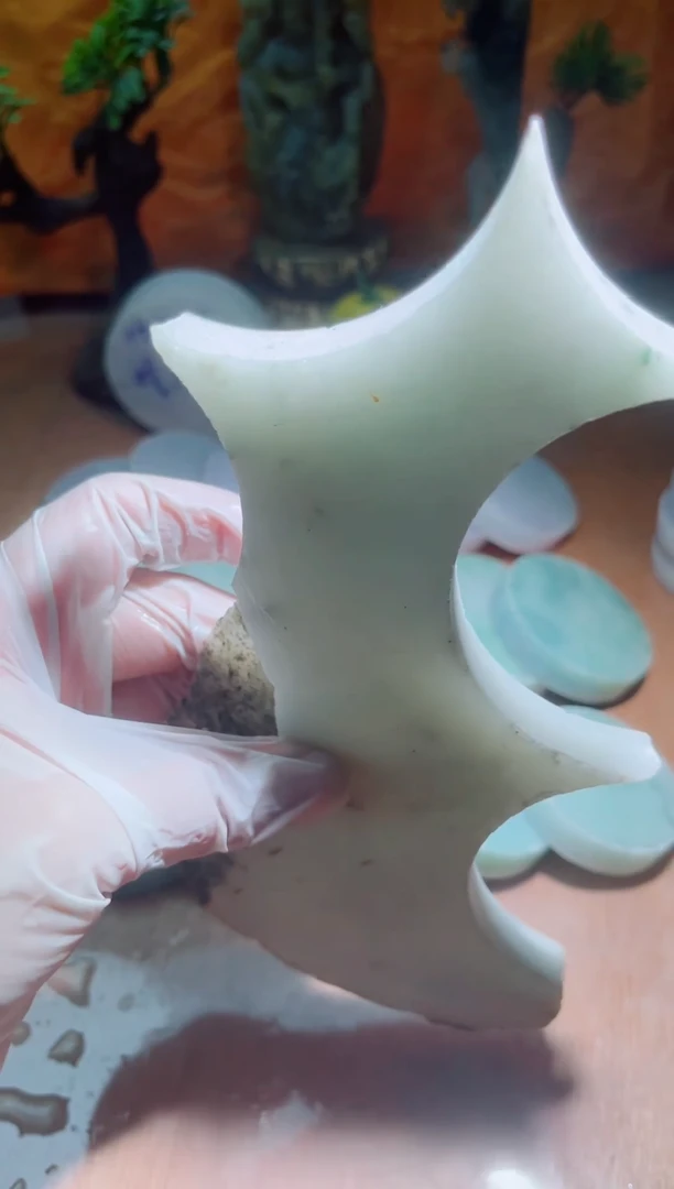未镶嵌挂件翡翠A货砚曹477