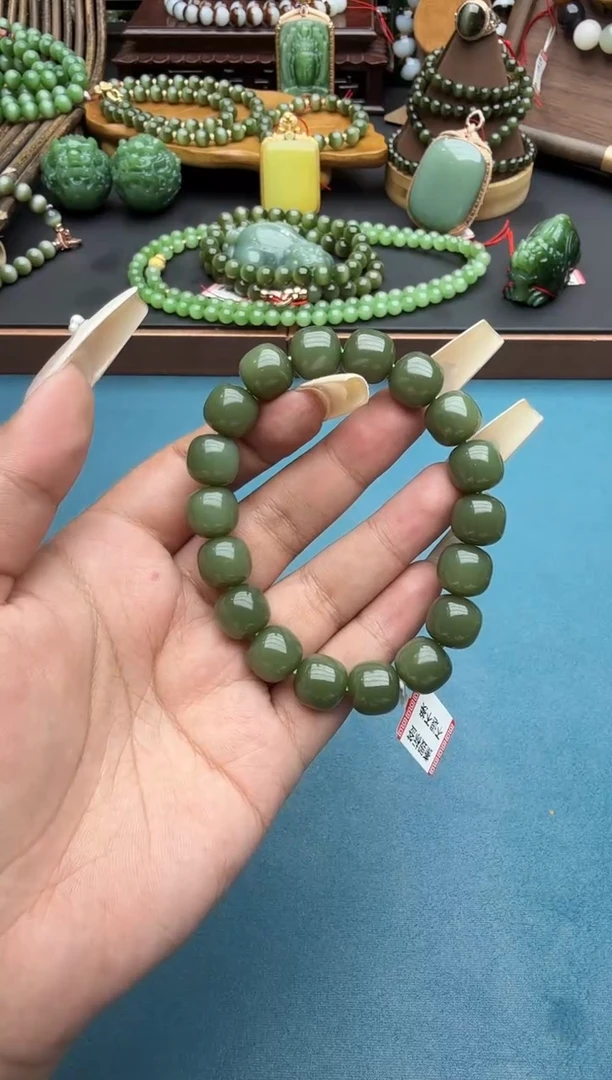 未镶嵌手串和田玉htg12