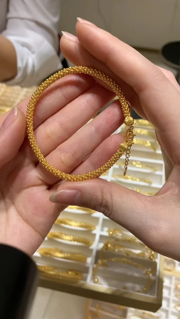 【闪购商品】定制足金手镯(多样性发)S429|13085