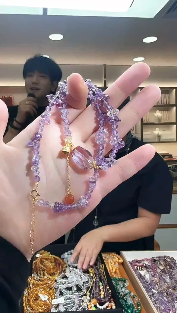 【闪购商品】水晶项链库存有限售完即止银S925镶嵌