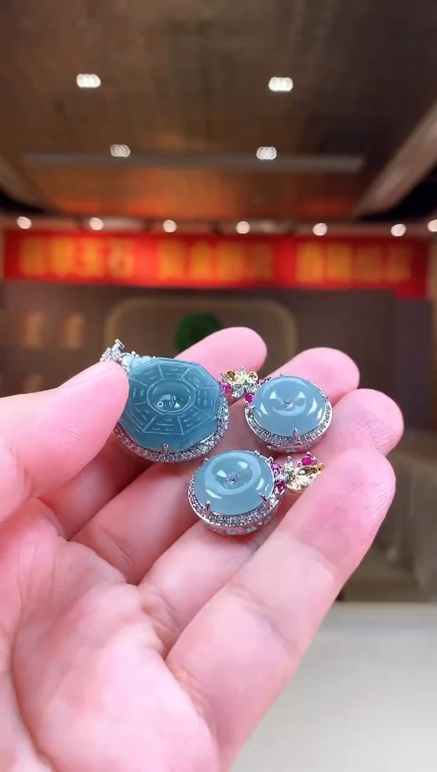 【闪购商品】翡翠颈饰未镶嵌             *14一套