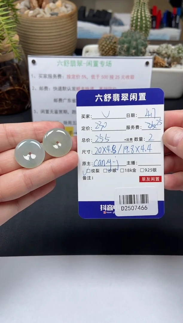 翡翠未镶嵌颈饰D2507466