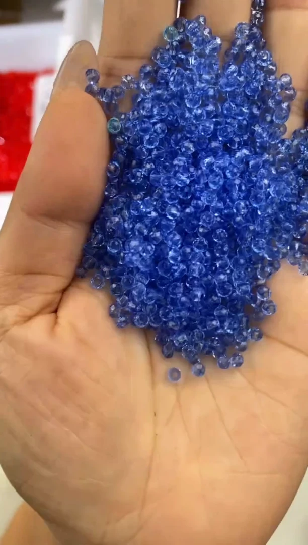 玻璃2794卡2水晶扁本色500颗透色宝蓝色