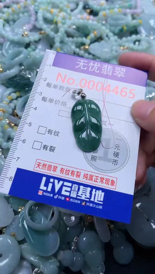 翡翠未镶嵌吊坠(不含链)4465