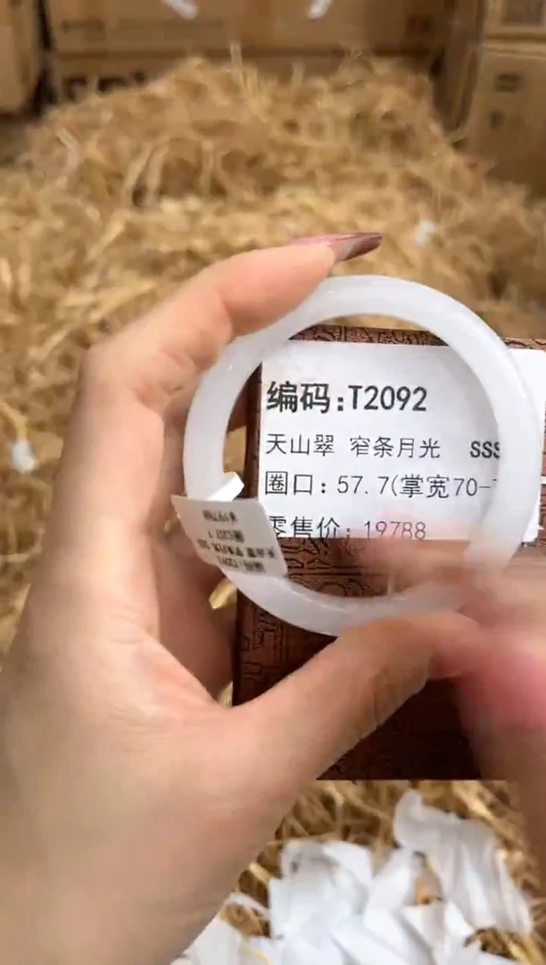 未镶嵌手镯石英质玉T2092
