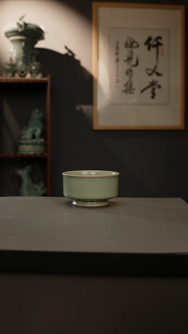 【闪购商品】杯仿古釉原矿  圆唇 微瑕