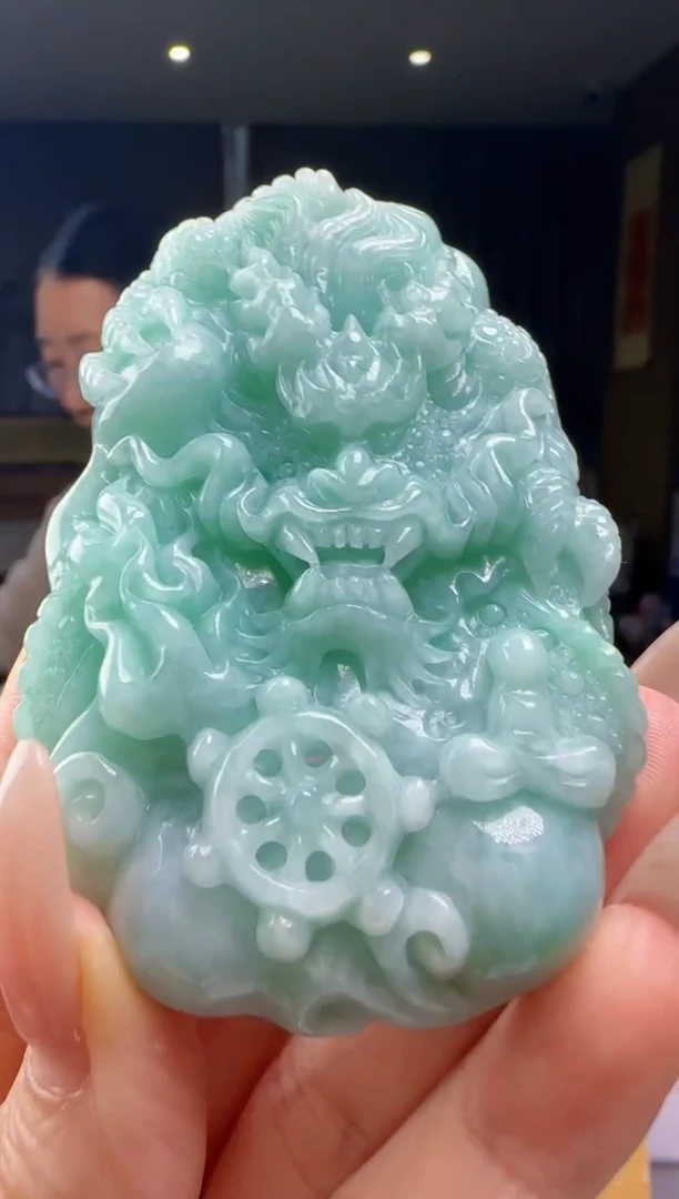 翡翠未镶嵌颈饰YJ@@960Q3J19394