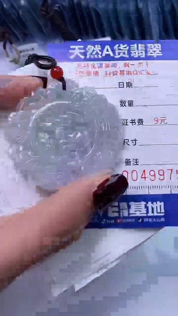 【闪购商品】翡翠颈饰未镶嵌A货翡翠9975