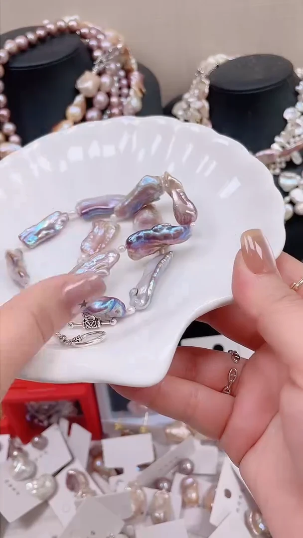 未镶嵌项链淡水珍珠【纯恬饰品】