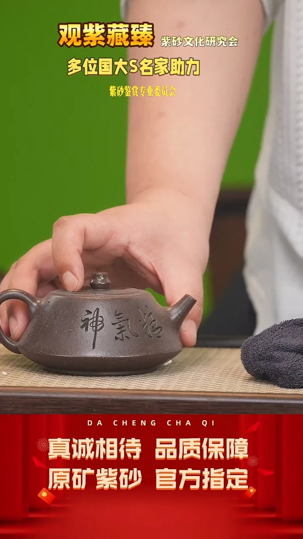 【闪购商品】紫砂茶壶83号 观紫藏臻 紫玉金砂230cc左右