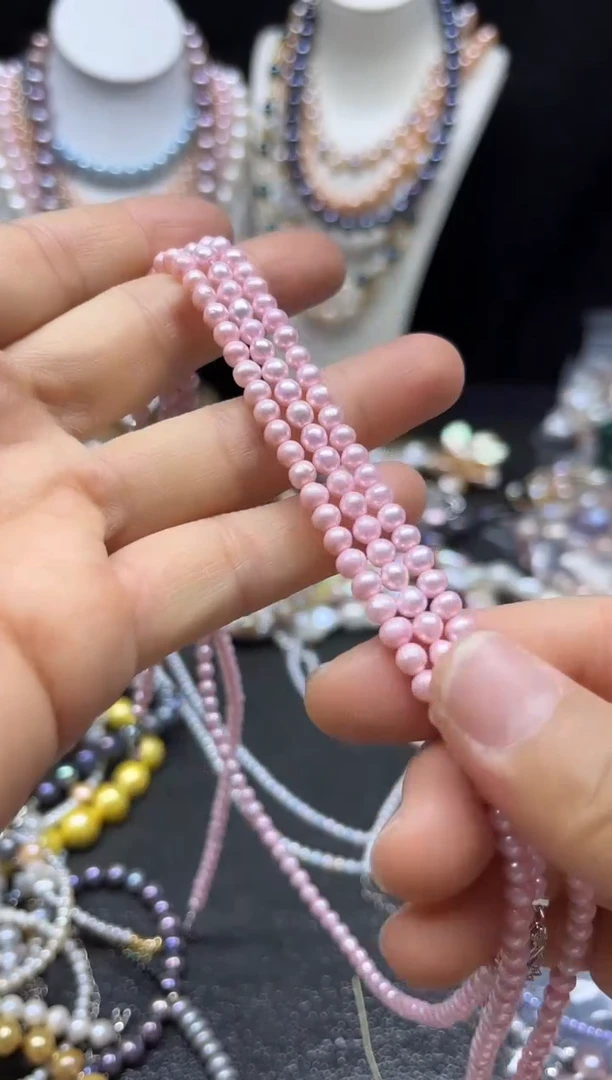 淡水珍珠未镶嵌颈饰多人