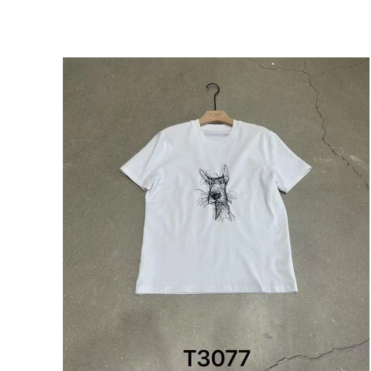 DEZI宝藏衣橱线条小狗短袖T恤HD63077066