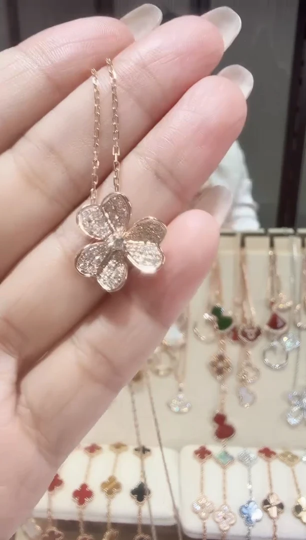 套链18K金镶嵌钻石套链